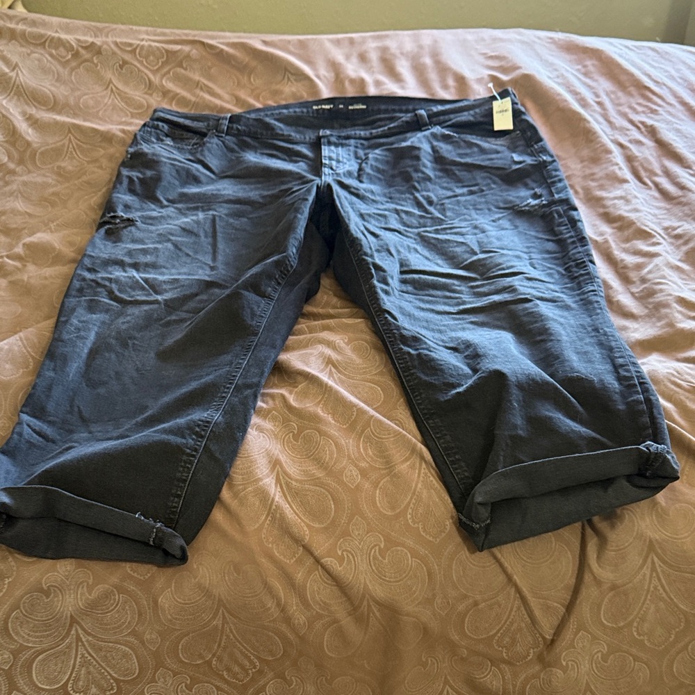 Old Navy Mid Rise Boyfriend Black Jeans size 24
